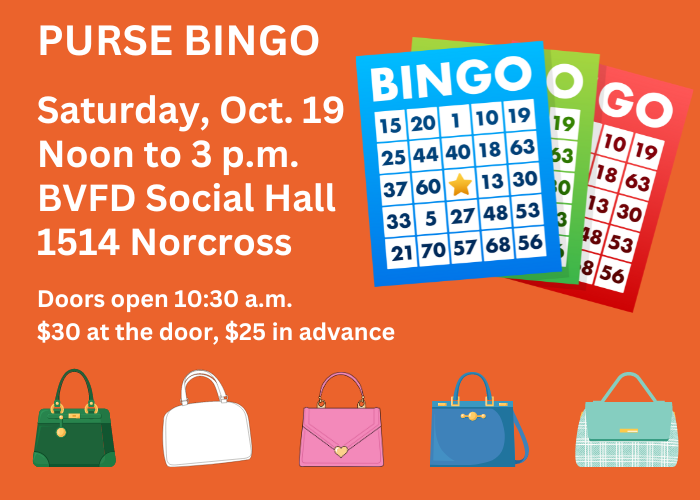 Purse Bingo Oct. 19